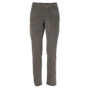 Siviglia Slim Fit Cordbyxor Gray, Herr