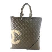 Chanel Vintage Pre-owned Läder chanel-vskor Green, Dam