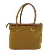 Celine Vintage Förägad Grön Canvas Celine Axelväska Green, Dam