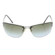 Dior Vintage Begagnade Plast Solglasögon Gray, Unisex