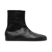 Maison Margiela Svarta Tabi Platt Ankelboots Black, Herr