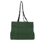 Prada Vintage Pre-owned Tyg prada-vskor Green, Dam