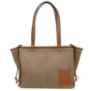 Loewe Pre-owned Pre-owned Canvas axelremsvskor Brown, Dam