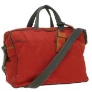 Prada Vintage Pre-owned Tyg prada-vskor Red, Dam