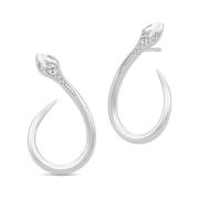 Julie Sandlau Boa earstuds Gray, Dam