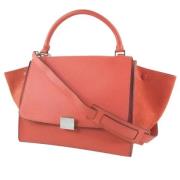 Celine Vintage Pre-owned Leather bags Orange, Dam