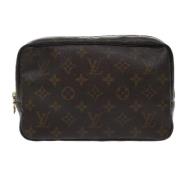 Louis Vuitton Vintage Pre-owned Canvas kuvertvskor Brown, Dam