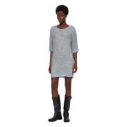 Antik Batik Short Dresses Gray, Dam