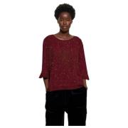 Antik Batik Blouses Red, Dam