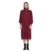 Antik Batik Maxi Klänning Red, Dam