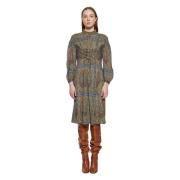 Antik Batik Midi Dresses Multicolor, Dam