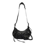 Balenciaga Le Cagole Small Shoulder Väska Black, Dam