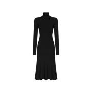 Balenciaga Midi dagklänning Black, Dam