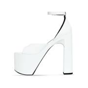 Balenciaga High Heel Sandals White, Dam