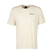 Barbour Logo T-shirt med Barbour-koordinater Beige, Herr