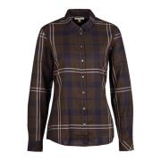 Barbour Praline Plaid Skjorta Brown, Dam