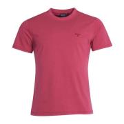 Barbour Färgad T-shirt med broderi Pink, Herr