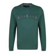 Barbour Grön Gables Crew Jumper Stiligt Komfort Green, Herr