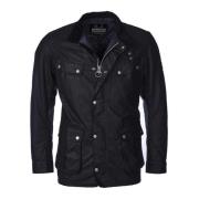 Barbour Duke Cerata Vaxjacka Blue, Herr