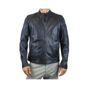 Belstaff Svart Skinnjacka - Herrmodell Black, Herr