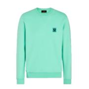 Belstaff Minimalistisk Grön Sweatshirt med Fågel Fenix Emblem Green, H...