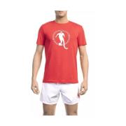 Bikkembergs T-Shirts Red, Herr