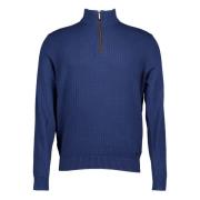 Bugatti Blåa Pullovers Blue, Herr