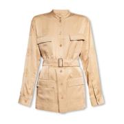 Burberry ‘Solange’ silkesblus Beige, Dam