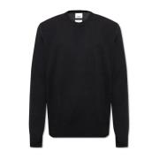 Burberry Round-neck Knitwear Black, Herr