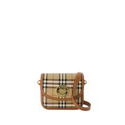 Burberry Elizabeth Crossbody Väska - Beige Beige, Dam