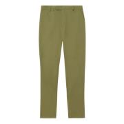 Burberry Stiliga Chinos för Män Green, Herr