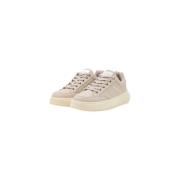 Calvin Klein Chunky Cupsole Badge Sneakers Beige, Dam