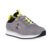 Calvin Klein Vintage Läder Sneakers Gray, Herr