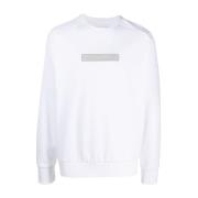 Calvin Klein Vita Tröjor - Klassisk Kollektion White, Herr