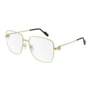 Cartier Guld Transparent Ct0253O Glasögon Yellow, Unisex