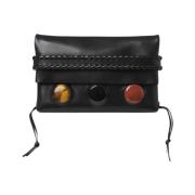 Chloé Lyxig Lammlederapa Clutch med ädelstensdekoration Black, Dam