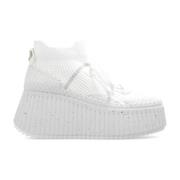 Chloé ‘Nama’ kilklackssneakers White, Dam