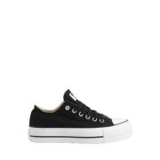 Converse Svarta Plattforms Sneakers för Kvinnor Black, Dam