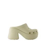 Crocs Beige Siren Chain Slides - Slip-on - Syntetisk Beige, Dam