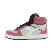 Diadora Suede Mid Top Basketball Sneakers Multicolor, Dam