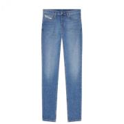 Diesel Slim-Fit Stiliga Jeans Blue, Herr