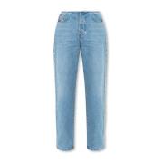 Diesel Straight leg jeans Blue, Dam