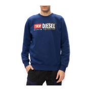 Diesel Blå Långärmad Sweatshirt Blue, Herr