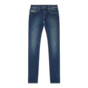 Diesel Slim-fit Stretch Jeans Uppgradering Blue, Herr