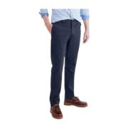 Dockers Marinblå Slim Fit Khaki Byxor Blue, Herr