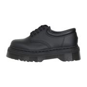 Dr. Martens Svarta 5-öglade skor med Quad-sula Black, Dam