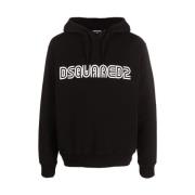 Dsquared2 Sart Sweatshirt med Dsquared2 Logo Black, Herr
