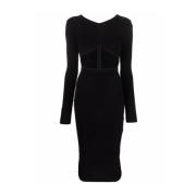 Dsquared2 Midi Dresses Black, Dam