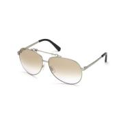 Dsquared2 Glamorösa metall solglasögon Beige, Dam