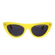 Dsquared2 Tuffa Vintage Cat-Eye Solglasögon Yellow, Dam